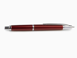 Pilot Capless Decimo Füller, Lack, Verchromte, Rot, FK-1500D-RH-RED