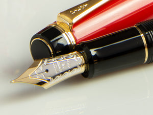 Pilot Custom 845 Red Füllfederhalter, Vergoldet, FKV-5MR-R