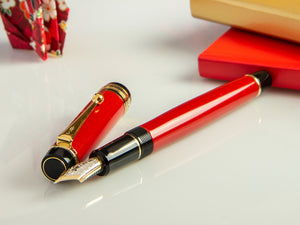 Pilot Custom 845 Red Füllfederhalter, Vergoldet, FKV-5MR-R