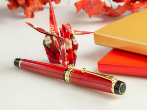 Pilot Custom 845 Red Füllfederhalter, Vergoldet, FKV-5MR-R