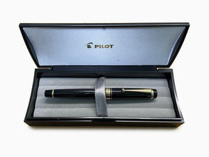 Pilot Custom 845 Füllfederhalter, Ebonite, Vergoldete, Schwarz, NC845N