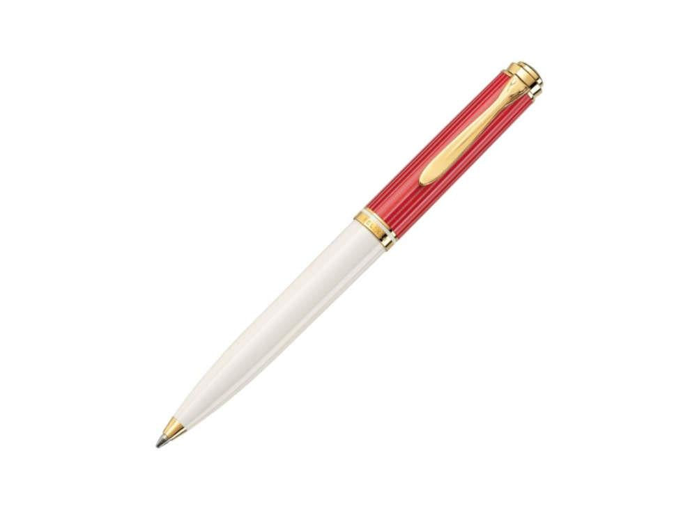 Pelikan Souverän M600 Red-White Kugelschreiber, Spezialausgabe, 823135