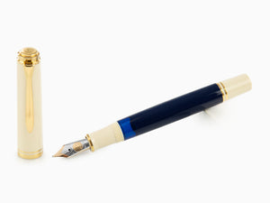 Pelikan Souverän® 800 Cream Blue Füllfederhalter, Spezialausgabe, 827270