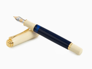 Pelikan Souverän® 800 Cream Blue Füllfederhalter, Spezialausgabe, 827270