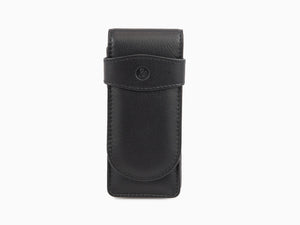 PePelikan Etui 3 Stifte, Leder, Schwarz, Weich, 923433