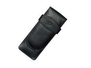 PePelikan Etui 3 Stifte, Leder, Schwarz, Weich, 923433