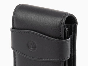 PePelikan Etui 3 Stifte, Leder, Schwarz, Weich, 923433