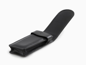 PePelikan Etui 3 Stifte, Leder, Schwarz, Weich, 923433