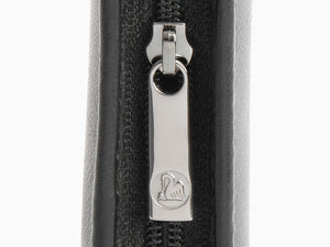 Pelikan Etui 2 Stifte, Nappa Leder, Schwarz, Der Reißverschluss , 958017