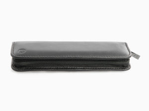 Pelikan Etui 2 Stifte, Nappa Leder, Schwarz, Der Reißverschluss , 958017