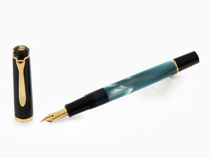 Pelikan Classic 200 Füllfederhalter, Grün, Marbled, 994103