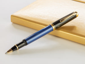 Pelikan Roller Souverän R400, Schwarz-Blau, 997502