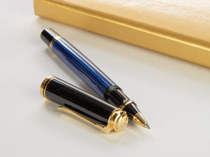 Pelikan Roller Souverän R400, Schwarz-Blau, 997502