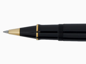 Pelikan Souverän R800 Roller, Schwarzes Edelharz, Vergoldete Beschläge, 997643