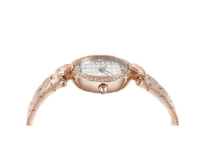 Philipp Plein Couture Lady Quartz Uhr, PVD Rose Gold, Weiss, 32 mm, PWEAA0821