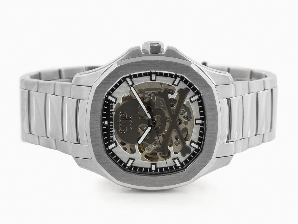 Philipp Plein Plein Philipp 42 mm Automatik Uhr, Grau, PWRAA0223