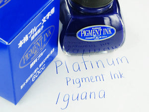 Platinum Tintenfass, 60ml. Blau, Pigmenttinte