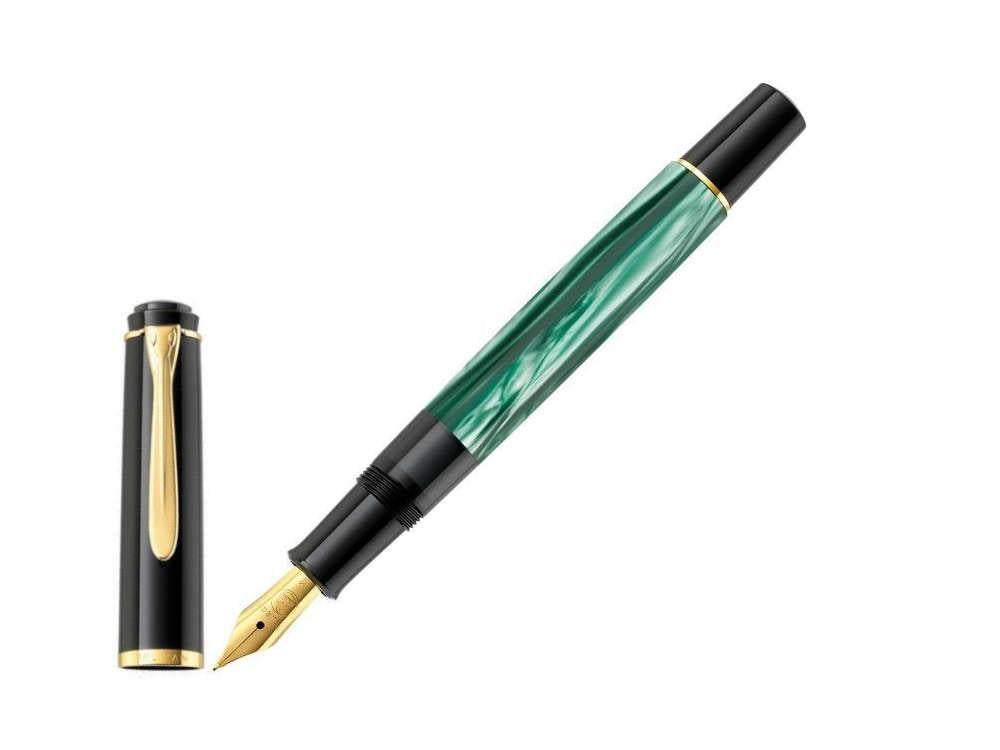 Pelikan Classic 200 Füllfederhalter, Grün, Marbled, 994103