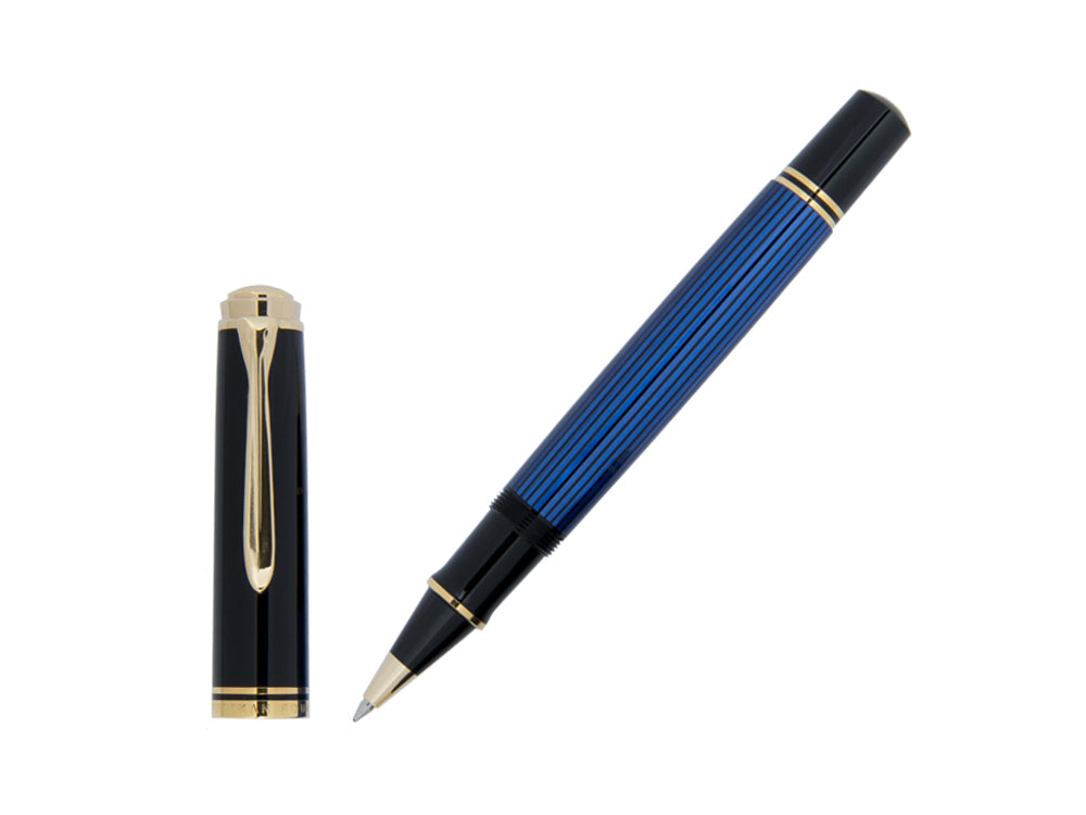 Pelikan Roller Souverän R800, Schwarz und Blau, 997668