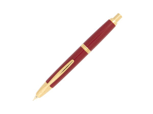 Pilot Füllfederhalter Retractable, Rot, Gold, "Capless"