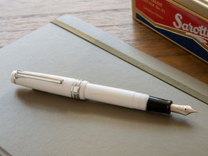 Sailor Professional Gear Slim Silver Füller, Weiss, Rhodinierte