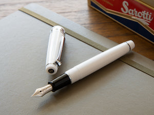 Sailor Professional Gear Slim Silver Füller, Weiss, Rhodinierte