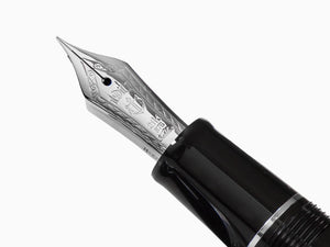 Sailor 1911 Large Silver Series Füller, Schwarz, Chrome, 11-2024-420