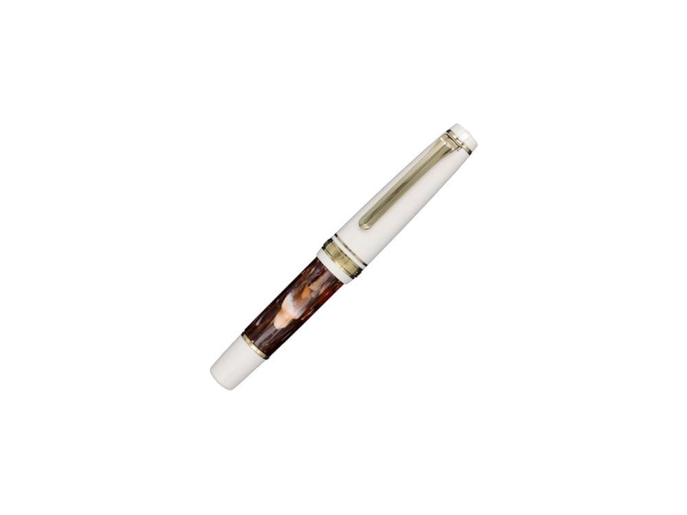 Sailor PG Slim Mini Rencontre Marron Füllfeder, 14k Gold, 11-2231-380