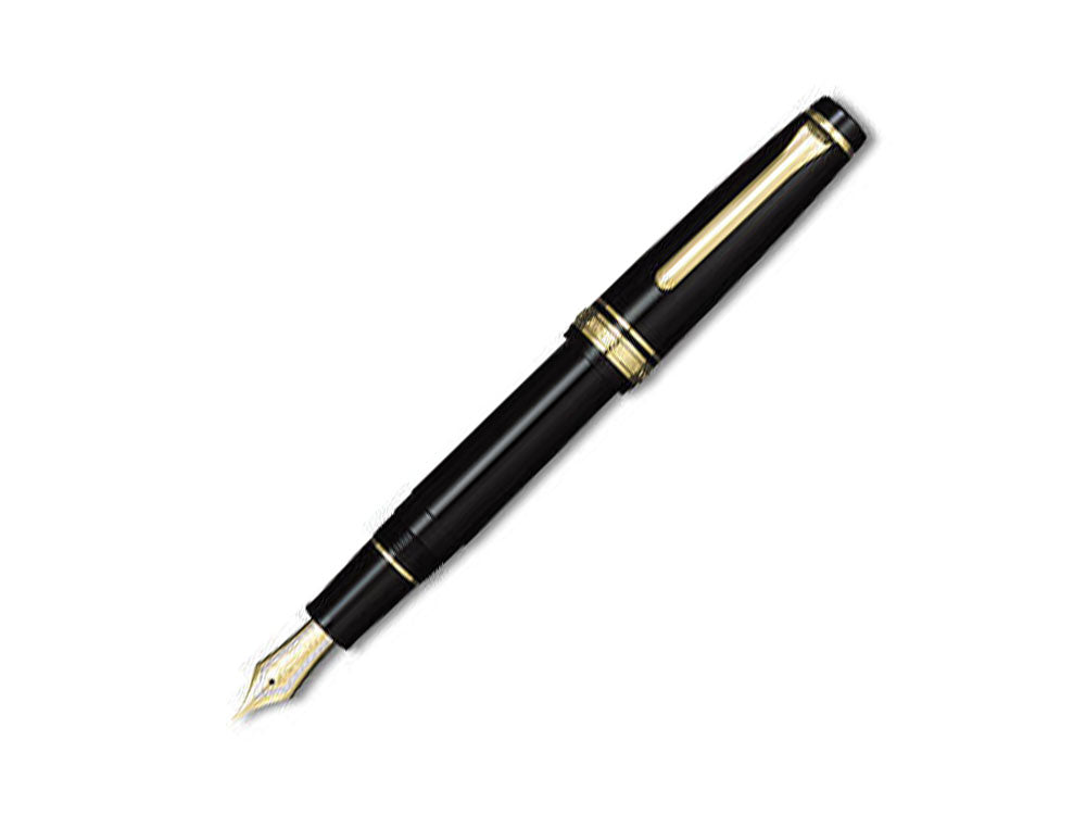 Sailor Professional Gear Gold Füller, Gold 24k, Schwarz, 11-2036-420