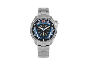 Tonino Lamborghini Shock Abs Quartz Uhr, Blau, 42 mm, Stahlband TLABSB-SS-B