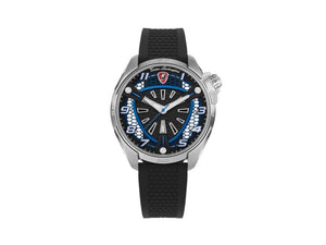 Tonino Lamborghini Shock Abs Quartz Uhr, Blau, 42 mm, TLABSB-SS-R