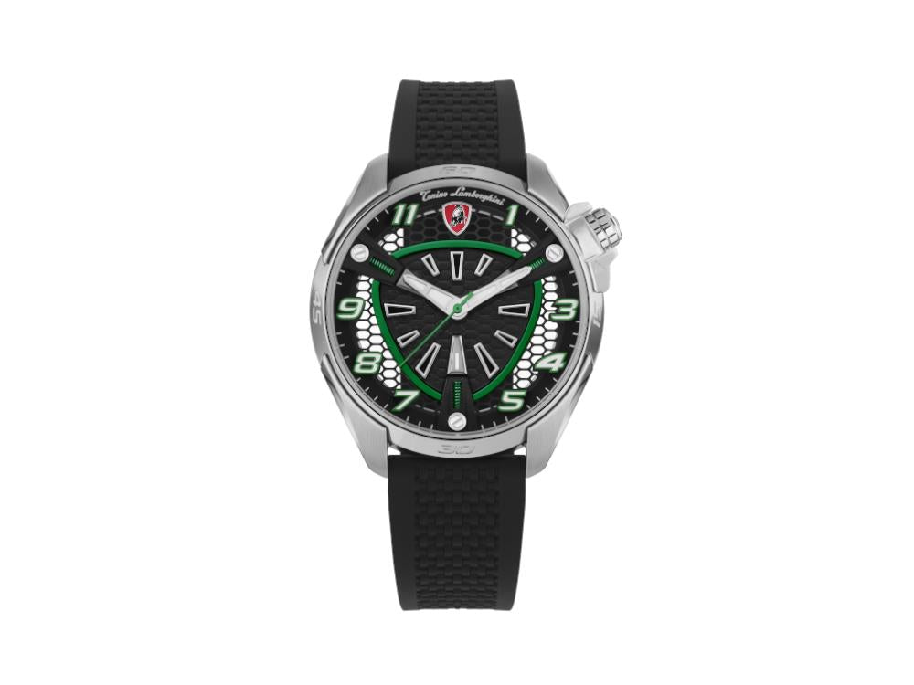 Tonino Lamborghini Shock Abs Quartz Uhr, Grün, 42 mm, TLABSG-SS-R