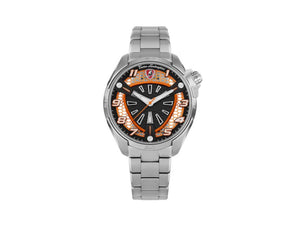 Tonino Lamborghini Shock Abs Quartz Uhr, Orange, 42 mm, Stahlband, TLABSO-SS-B