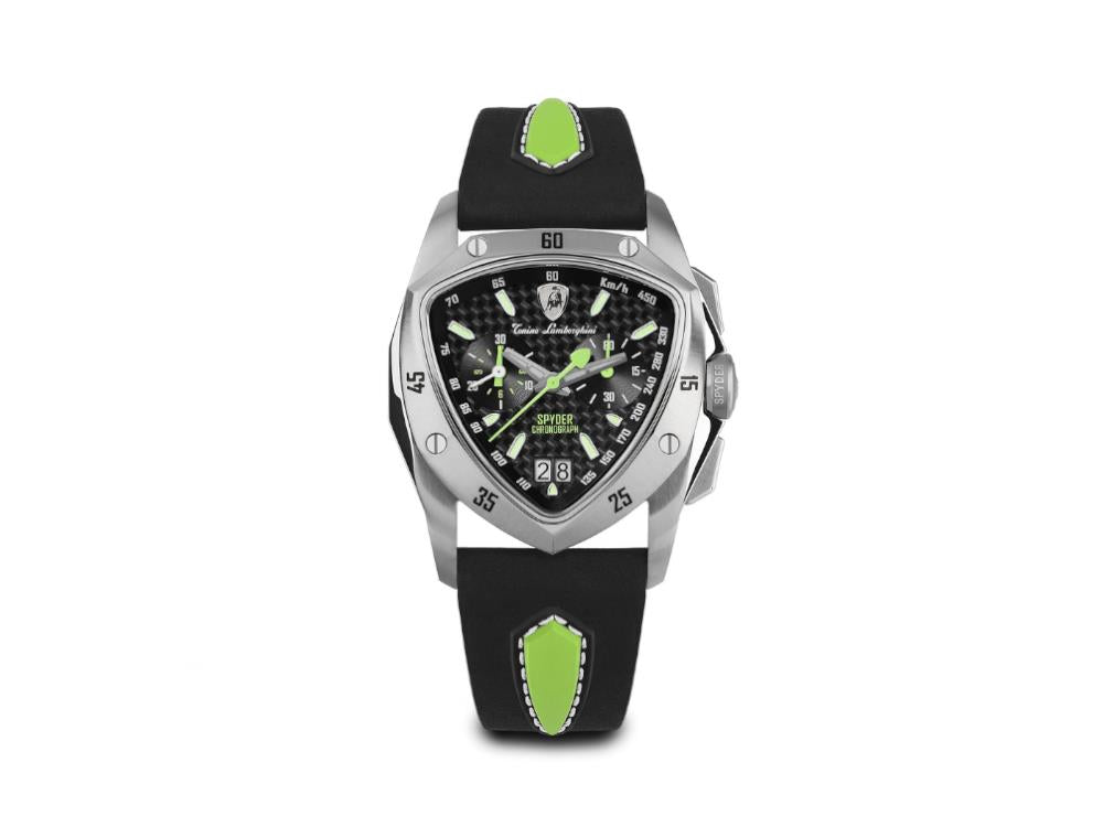 Tonino Lamborghini New Spyder Green Quartz Uhr, 43 mm, Chronograph, TLF-A13-3