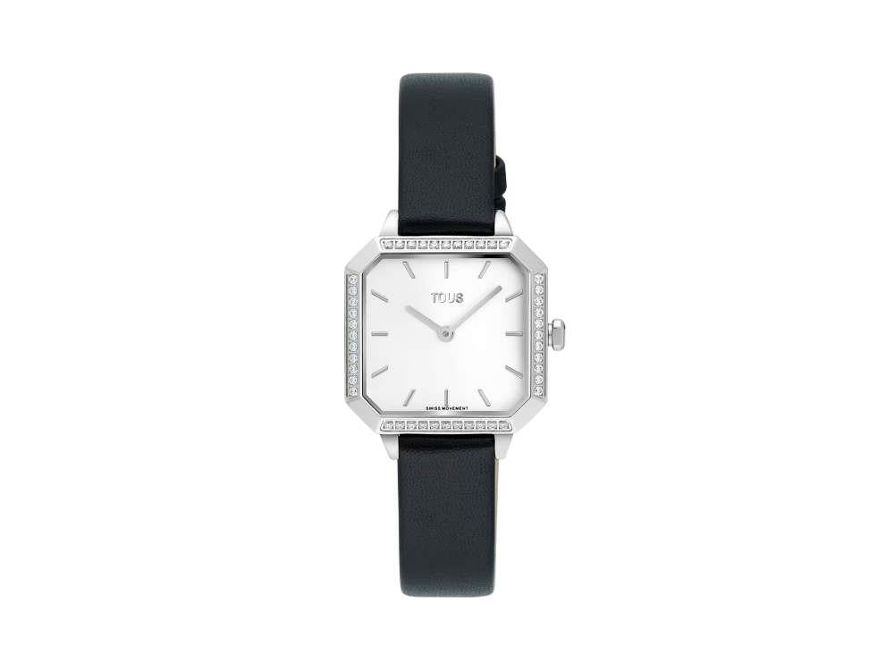 Tous Les Classiques Karat 0,40 Karat Diamanten Quartz Uhr, Silber, 3000136800