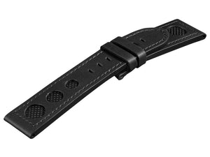 U-Boat Accesorios Armband, Kalbsleder, Schwarz, 26 mm., 4982/Z