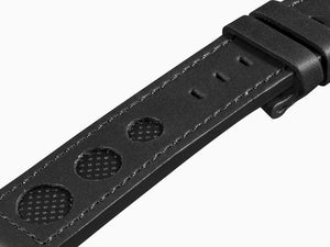 U-Boat Accesorios Armband, Kalbsleder, Schwarz, 26 mm., 4982/Z