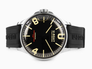 U-Boat Capsoil Darmoon 44 SS Quartz Uhr, Schwarz, 44 mm, 8463/A