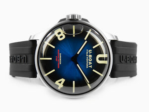 U-Boat Capsoil Darkmoon Soleil Blue SS Quartz Uhr, 44 mm, 8704