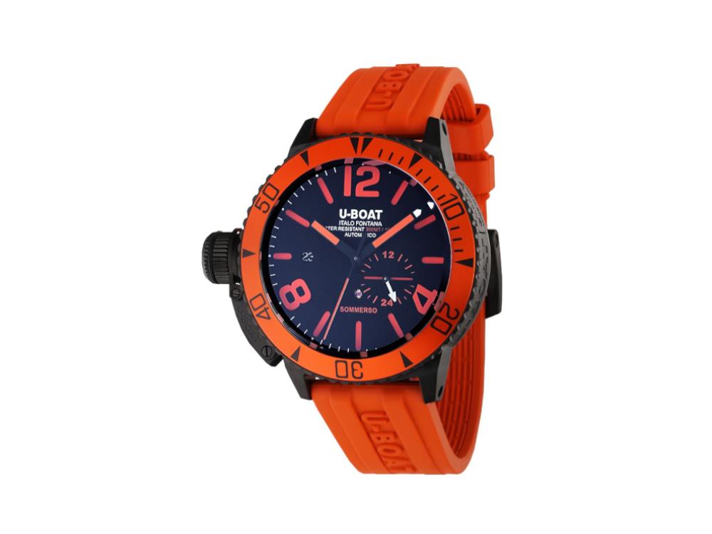 U-Boat Sommerso Orange IPB Automatik Uhr, 46 mm, 30 ATM, 9543