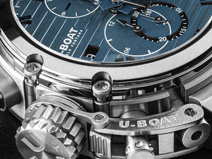 U-Boat Chimera Chrono SS Automatik Uhr, Blau, 46 mm, Limitierte Edition, 9589