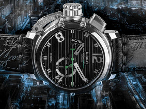 U-Boat Chimera SS Nero Automatik Uhr, Schwarz, 46 mm, Limitierte Edition, 9605