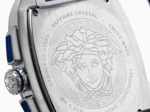 Versace Dominus Quartz Uhr, Blau, 42 x 49.50 mm, Shapir-Glas, VE6H00423