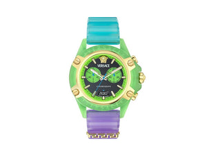 Versace Icon Active Chrono Quartz Uhr, Polycarbonat, 44 mm, VE8P00524