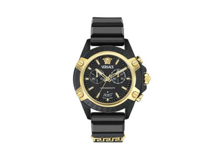 Versace Icon Active Quartz Uhr, Polycarbonat, 44 mm, Shapir-Glas, VE8P00724