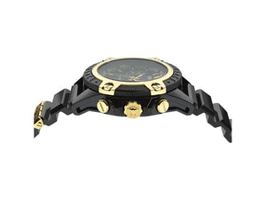 Versace Icon Active Quartz Uhr, Polycarbonat, 44 mm, Shapir-Glas, VE8P00724