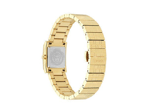 Versace Mosaic Quartz Uhr, PVD Gold, Schwarz, 22 mm, Shapir-Glas, VE9B00324