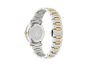 Versace Greca Sphere Quartz Uhr, PVD Gold, Grün, 35 mm, Shapir-Glas, VE9C00424