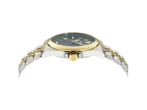 Versace Anteo Quartz Uhr, PVD Gold, Grün, 41 mm, Shapir-Glas, VE9H00524