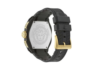 Versace Legend Chrono Quartz Uhr, Ökokeramik, Schwarz, 44 mm, VE9L00124